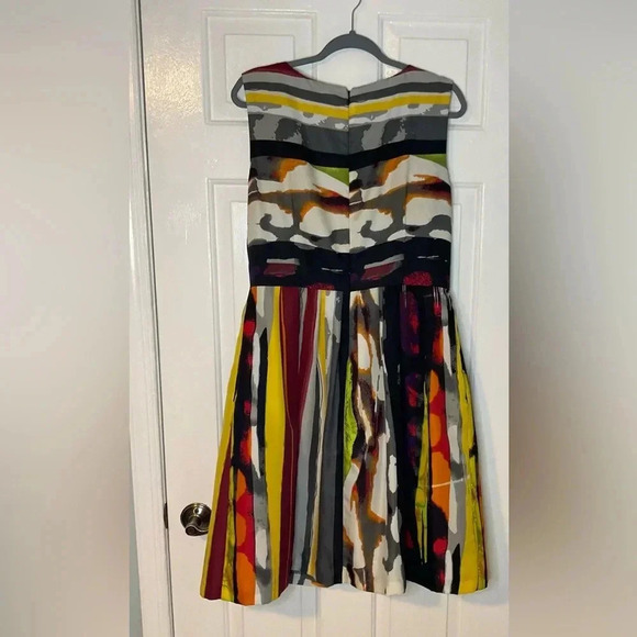 Ellen Tracy Multicolor Dress Size 12 - Picture 2 of 5